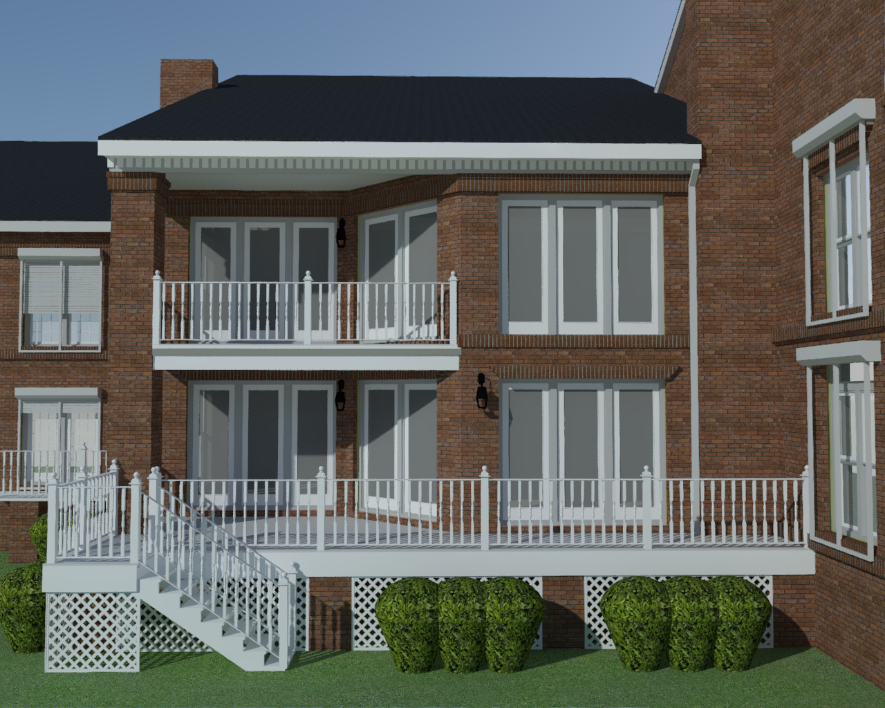 3D Rendering Porches